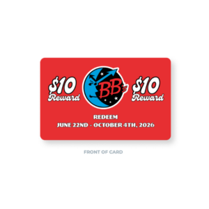 BB's Tex Orleans $10 Card Order #2 May 26